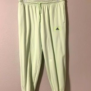Brand New Adidas Sweat Pants Neon Yellow